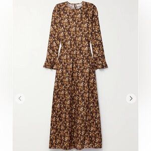 Doen Amande Floral Cotton Voile Maxi Dress  Pattern